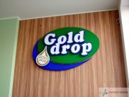 Внутрішня реклама. Логотип Gold drop.